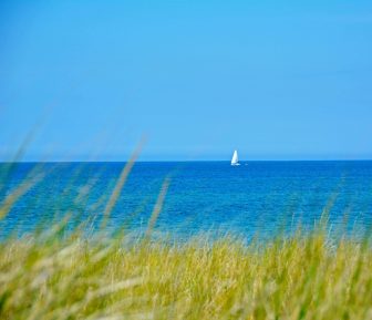 Sailboat on Lake Michigan