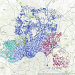 SWMM model map of CSO areas