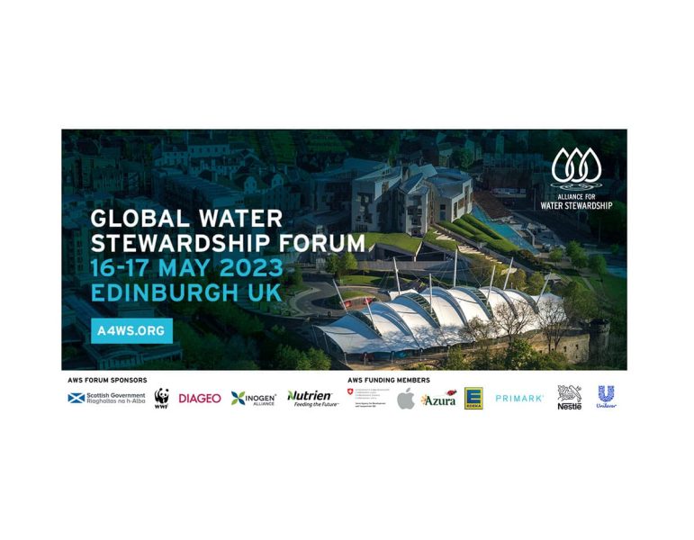 Global Water Stewardship Forum, May 16-17, 2023, in Edinburgh UK