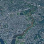 Aerial image of the Anacostia River Corridor from Google Earth.